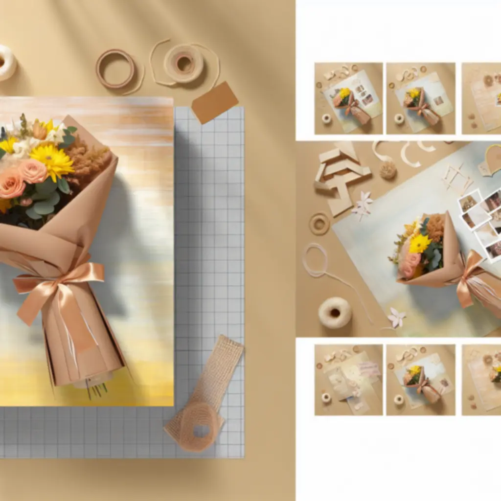 Seizoensgebonden boeket met kleurrijke bloemen als speciale aanbieding.